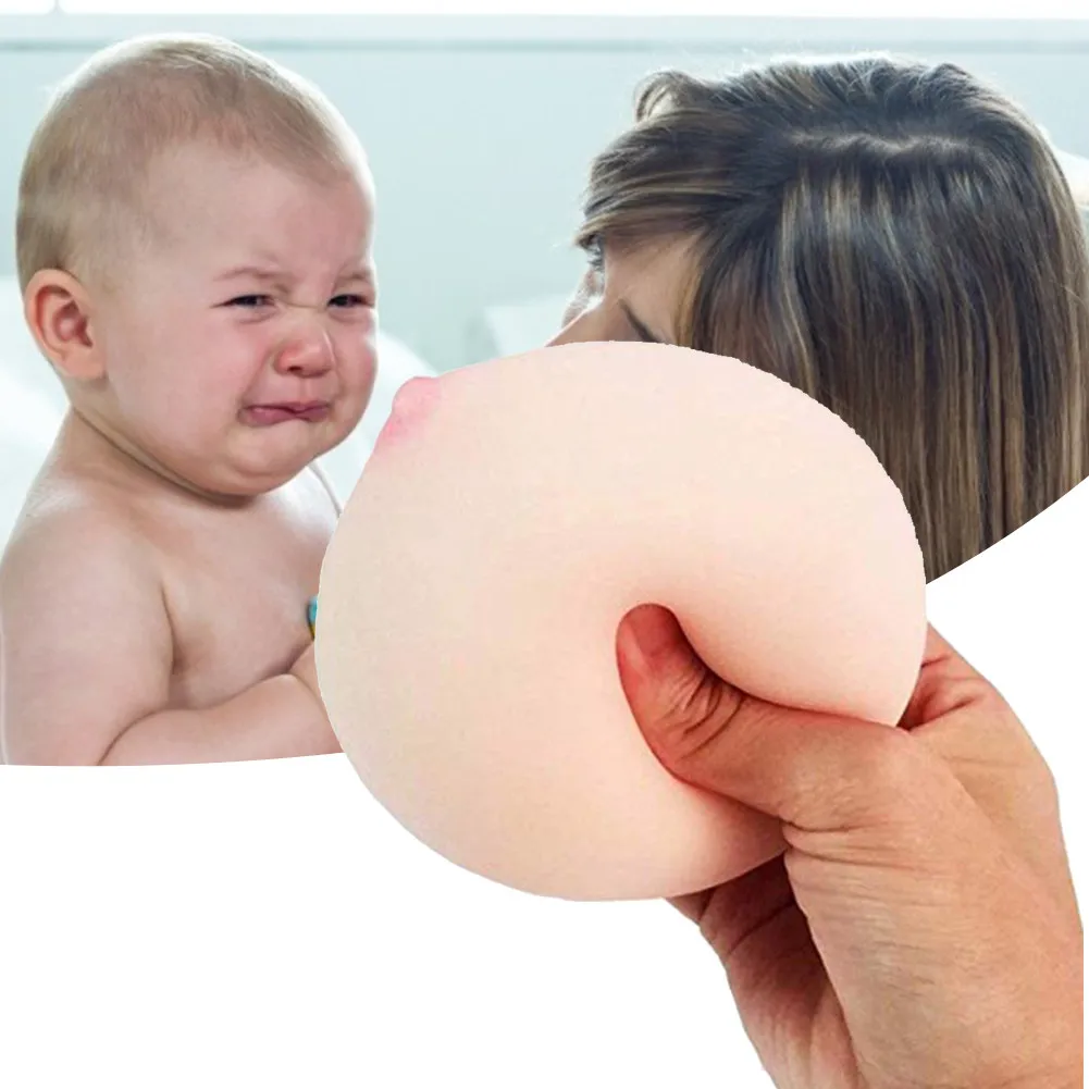 Силиконовая игрушка для снятия стресса сдавливающие игрушки большой груди на