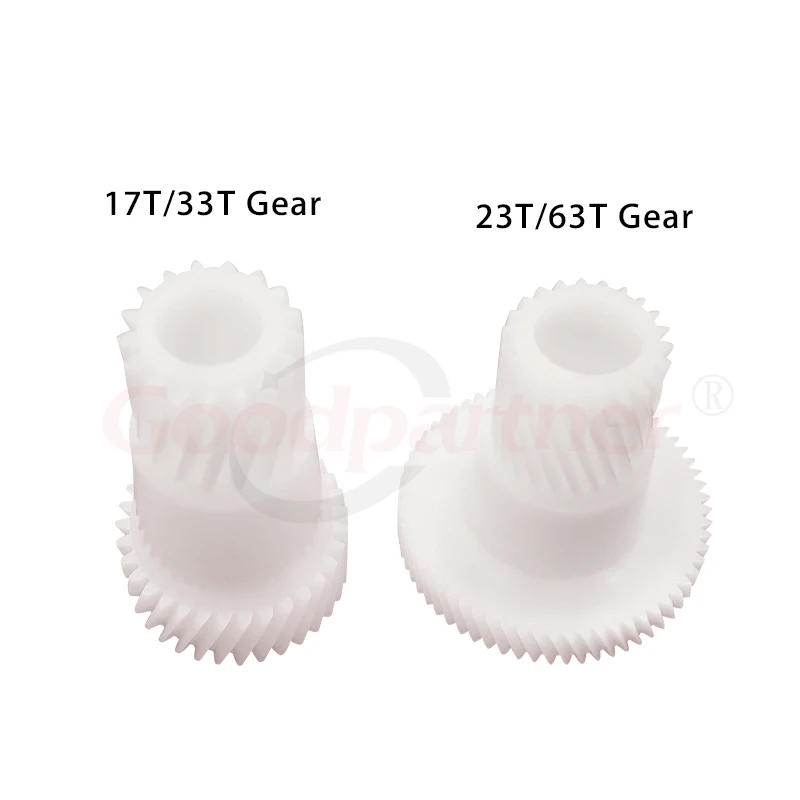 2X for Konica Minolta bizhub 227 287 367 Main Drive Assy 17T/33T &amp 23T/63T Gear A7AHR70700 | Printer Parts