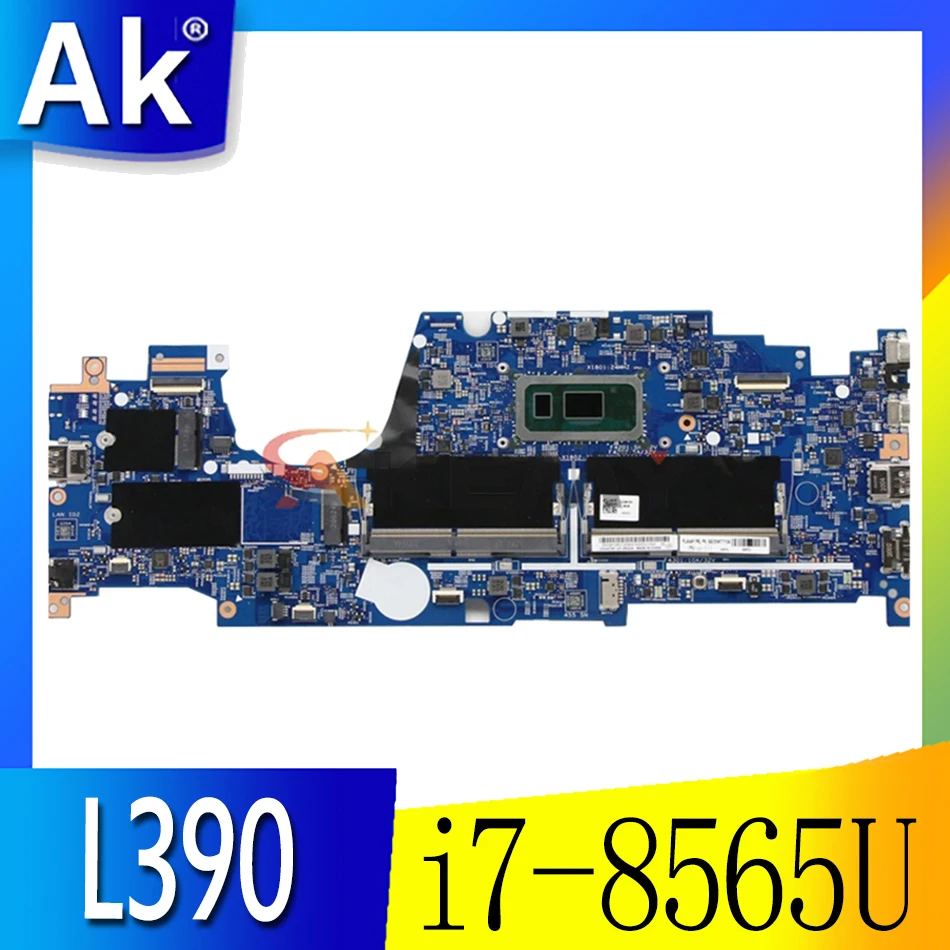 

Akemy For Lenovo ThinkPad L390 Laptop Motherboard LKL-2 MB 18724-1M 448.0FC02.001M 448.0FC02.0011 CPU i7-8565U Tested testing