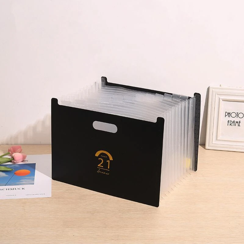 Desk File Folder Document Paper Organizer Storage Holder Multilayer Expanding Box A4 School Office Stationery | Канцтовары для