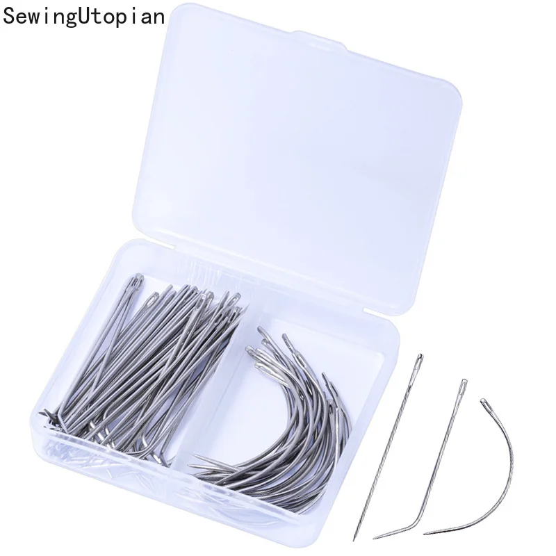 

Швейные иглы ковер Кожа Изогнутый холст ручной ремонт инструмент для шитья парик делая шпильки иглы Набор-парик т шпильки C изогнутые иглы