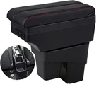 Для HONDA fit jazz подлокотник коробка центральный магазин содержание хранения подлокотник коробка с USB