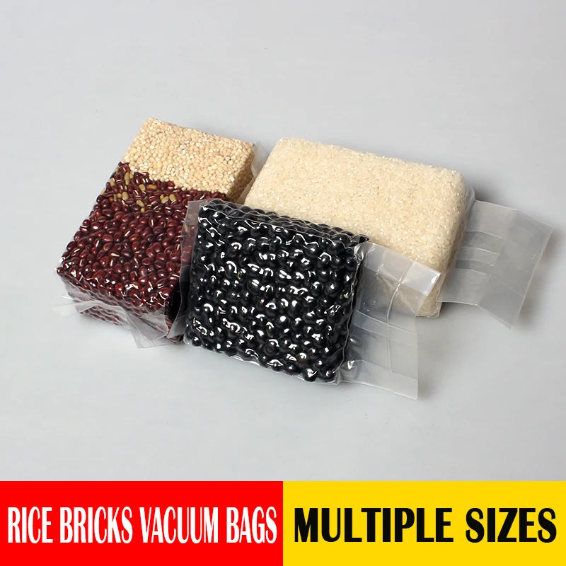 Вакуумные пакеты для пищевых продуктов специальные мешки риса кирпича
