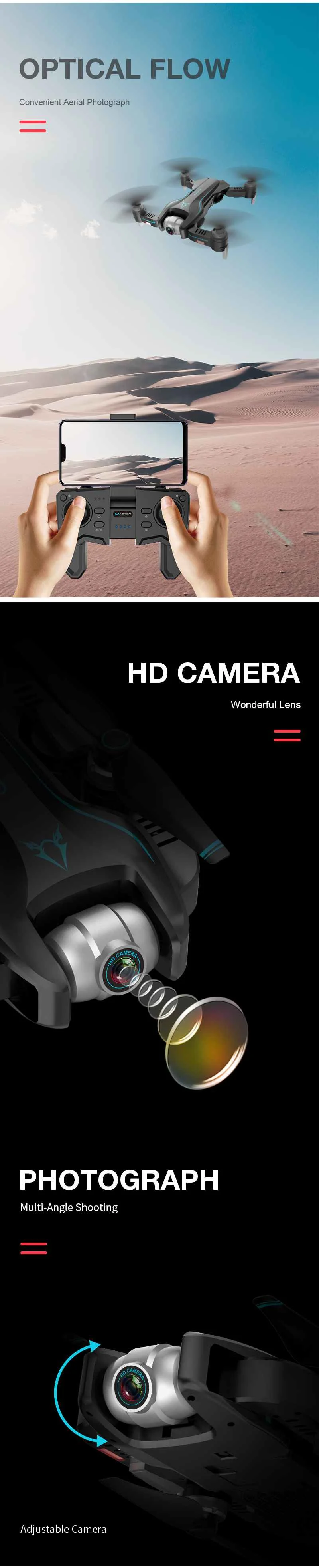 FUNSKY S20 wifi FPV с 4 K/1080 P HD камерой 18 минут время полета Интеллектуальный складной Радиоуправляемый Дрон Квадрокоптер