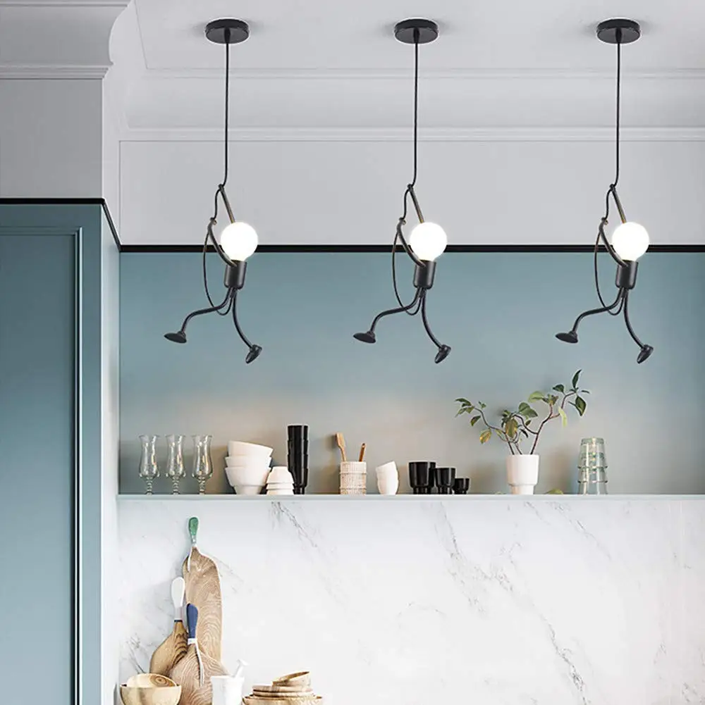 Home Neat промышленный металлический подвесной светильник креативный мультяшный