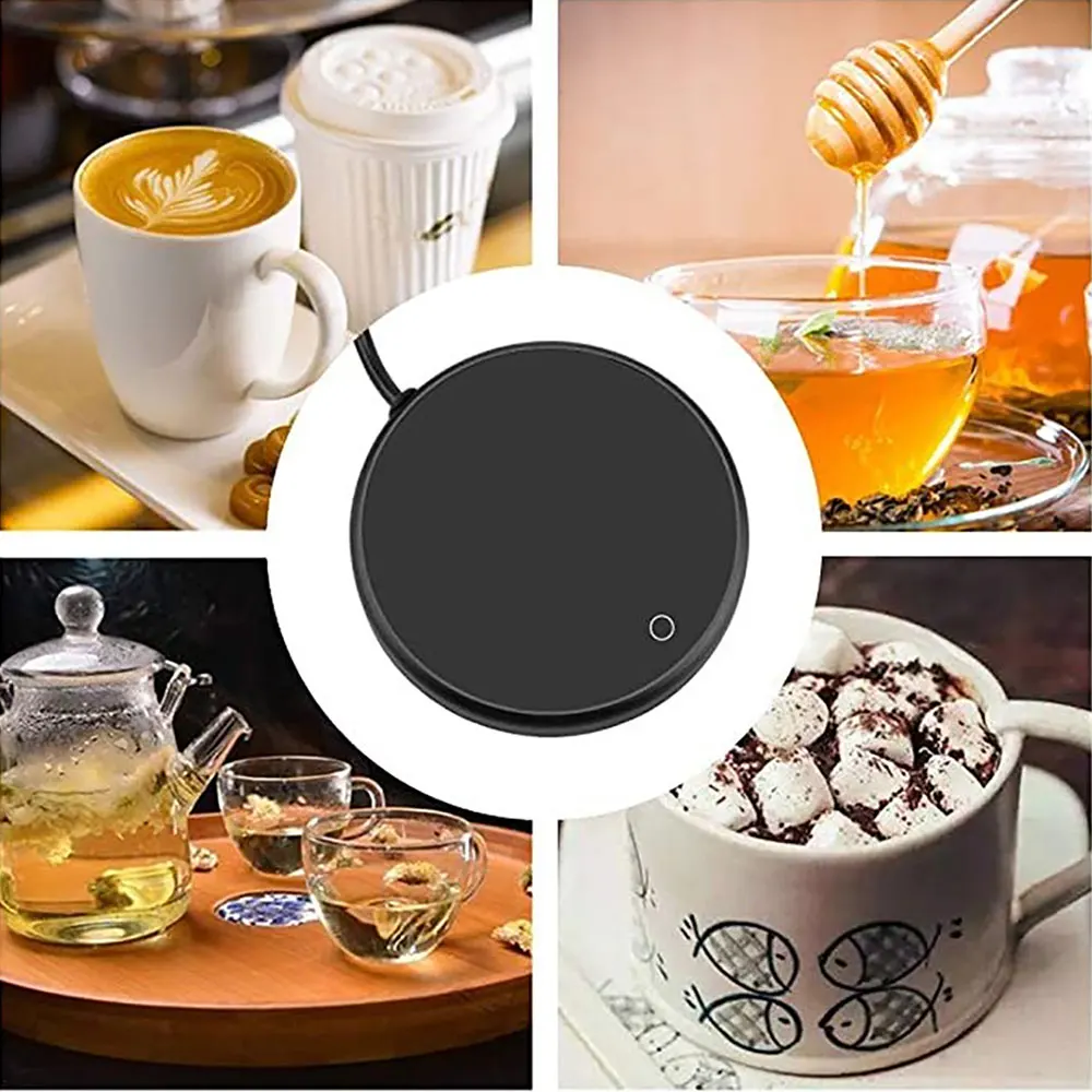 

Coffee Cup Warmer Adjustable Temperature Waterproof Touch Sensor Cup Warmer Heating Pad Hot Tea Makers Electric Beverage Warmer