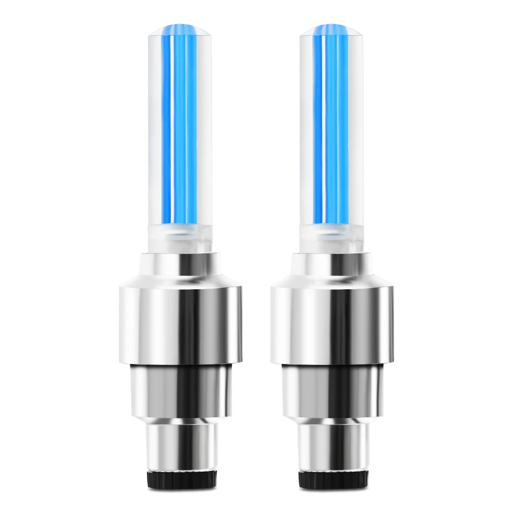 Car Wheel LED Light Tire Valve Cap Decorative for Nissan X-Trail T32 Rogue Qashqai J11 Terrano March Micra K13 VERSA Latio Sunny |