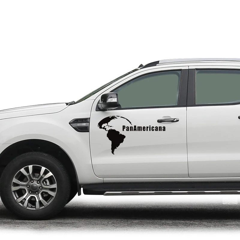 Автомобильные наклейки 1 шт. на переднюю дверь автомобильные panamericana графические