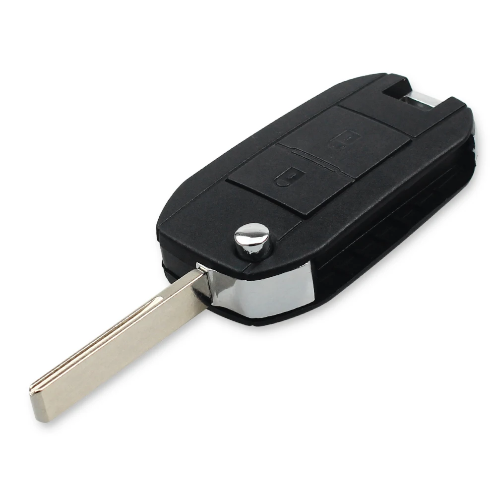 KEYYOU модифицированный Раскладной Автомобильный Брелок чехол для Citroen C1 C2 C3 Peugeot 206