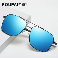 roupai male polarized sunglasses outdoor cycling eyewear uv400 anti ultraviolet rays goggles driving hiking men fashion glasses