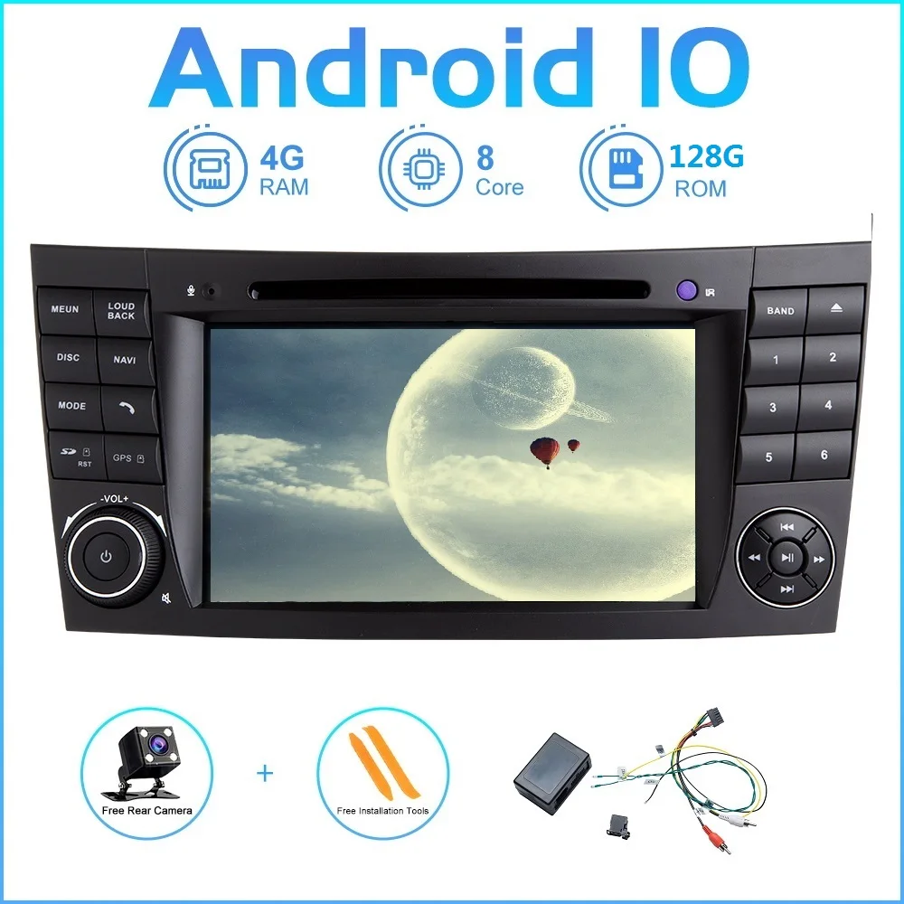 ZLTOOPAI Android 10 для Mercedes Benz E Class W211 CLK W209 CLS W219 Автомобильный мультимедийный плеер +