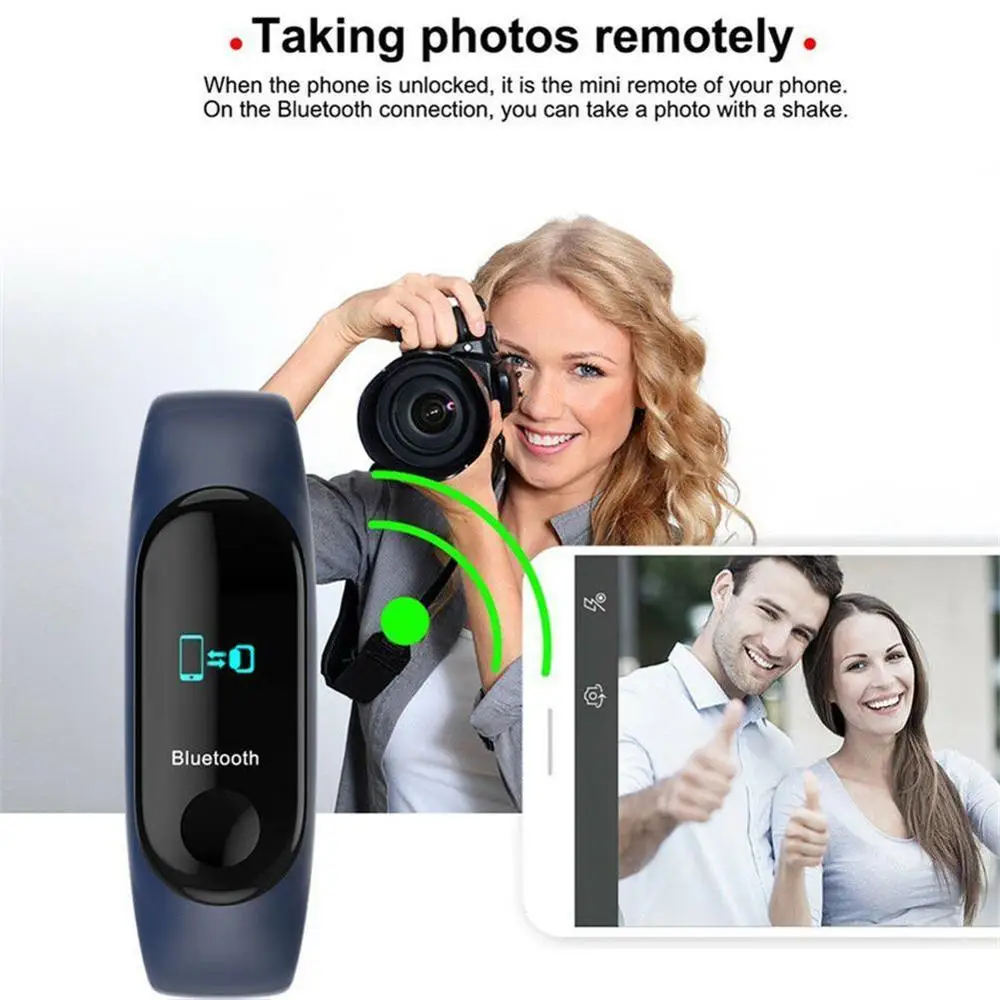 Смарт часы M3 Plus для отслеживания физической активности смарт браслет монитор