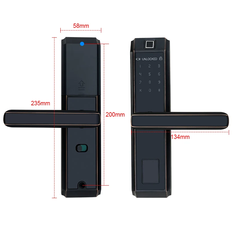 GATERIG замок отпечатков пальцев внутри двери Умный домашний безопасности