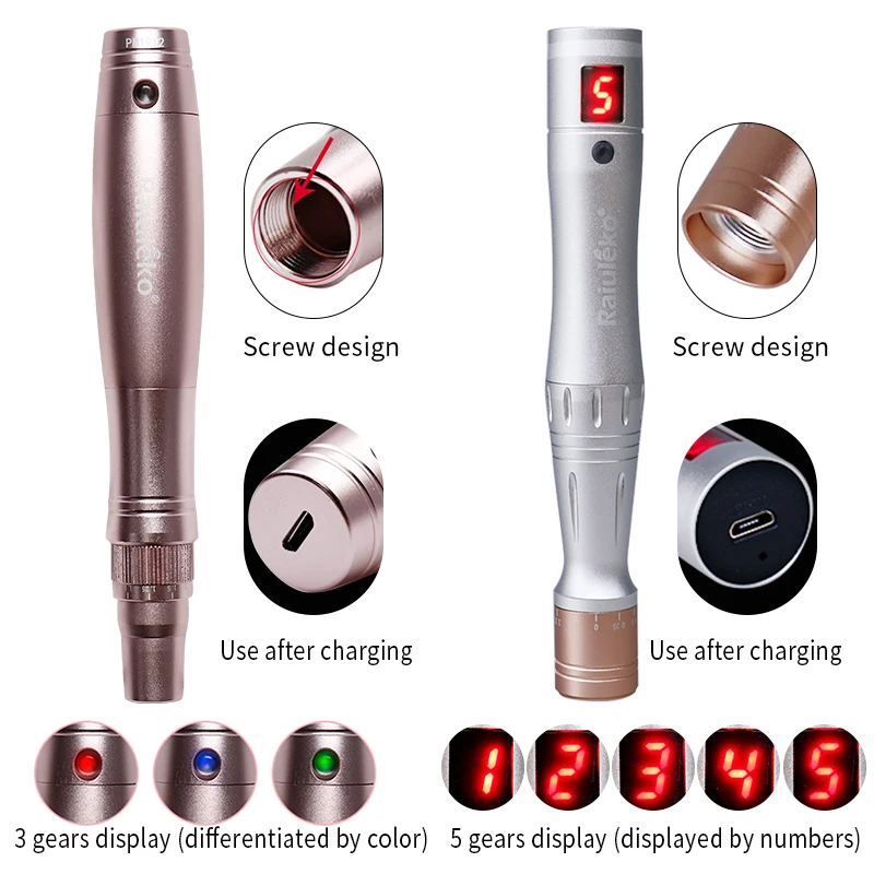 Винтовая Проводная ручка картридж Ultima A1 W Derma Tools Электрический микро Дерма