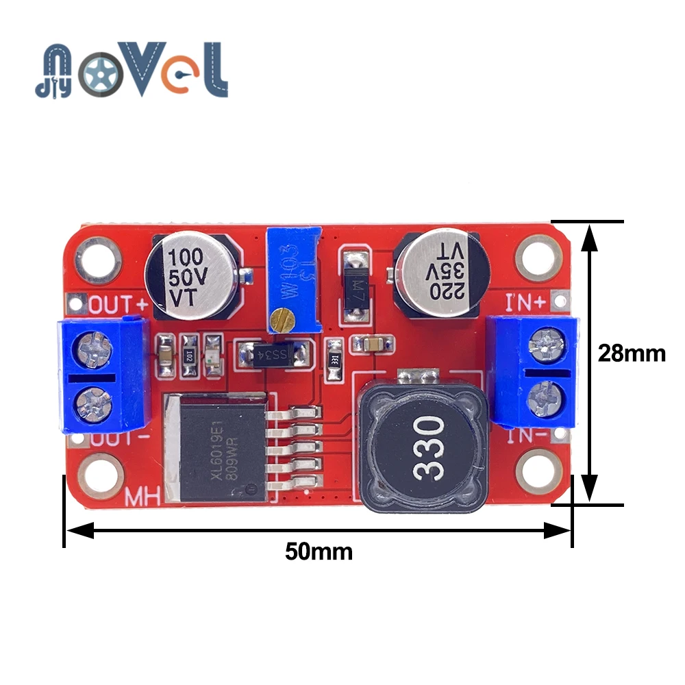 Повышающий Модуль питания 5A повышающий преобразователь напряжения 3 35 В до 5 6 в 9 12