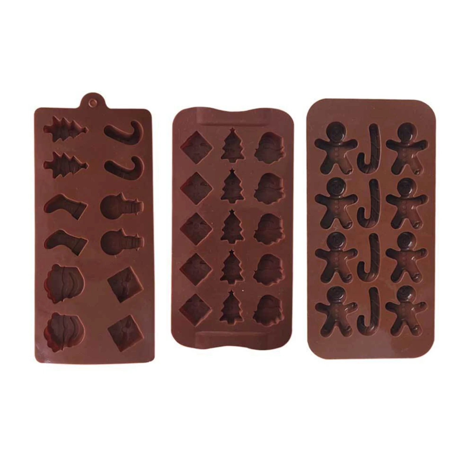 

Ice Cube Tray Cake Chocolate Tray Jelly DIY Pudding Mould for Cocktails Drinks for Christmas Celebration