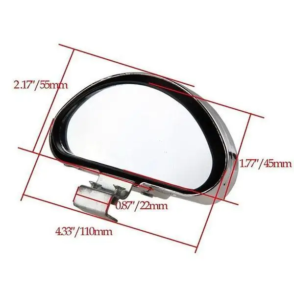 

Car Blind Spot Rearview Mirror Convex Glass Wide Angle Rear view Auxiliary Mirror Parking Reference Mirror car accessories
