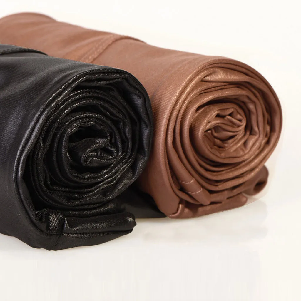 Брюки из искусственной кожи женские однотонные длинные облегающие тонкие штаны