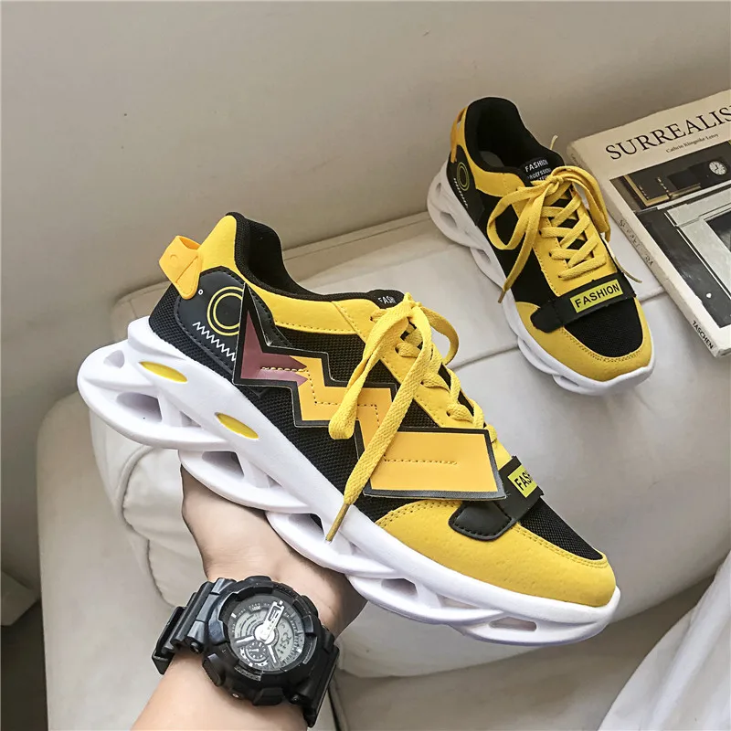 

Men's Sneakers Breathable Mesh Shoes Comfortable trainers Shock Absorber Non-slip Men Casual Shoes Big Sizes