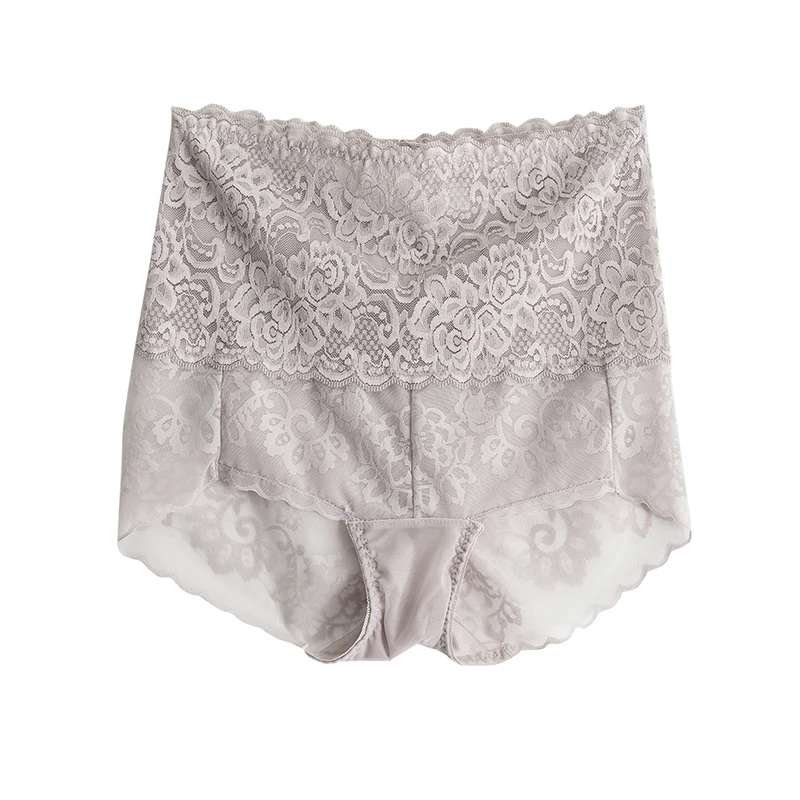 

LEECHEE Natural Silk Sexy Seamless and Thin Solid Color Panties For Womens Breathable Skin Friendly High Waist Soft Lingerie