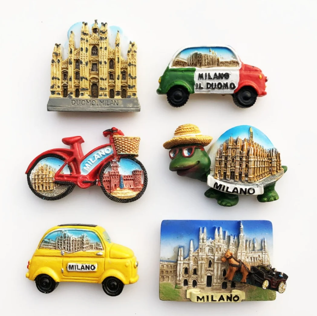 

Italy Flavor 3D Refrigerator Magnets Fridge Magnetic Tourist Souvenir Decoration Articles Handicraft Gifts