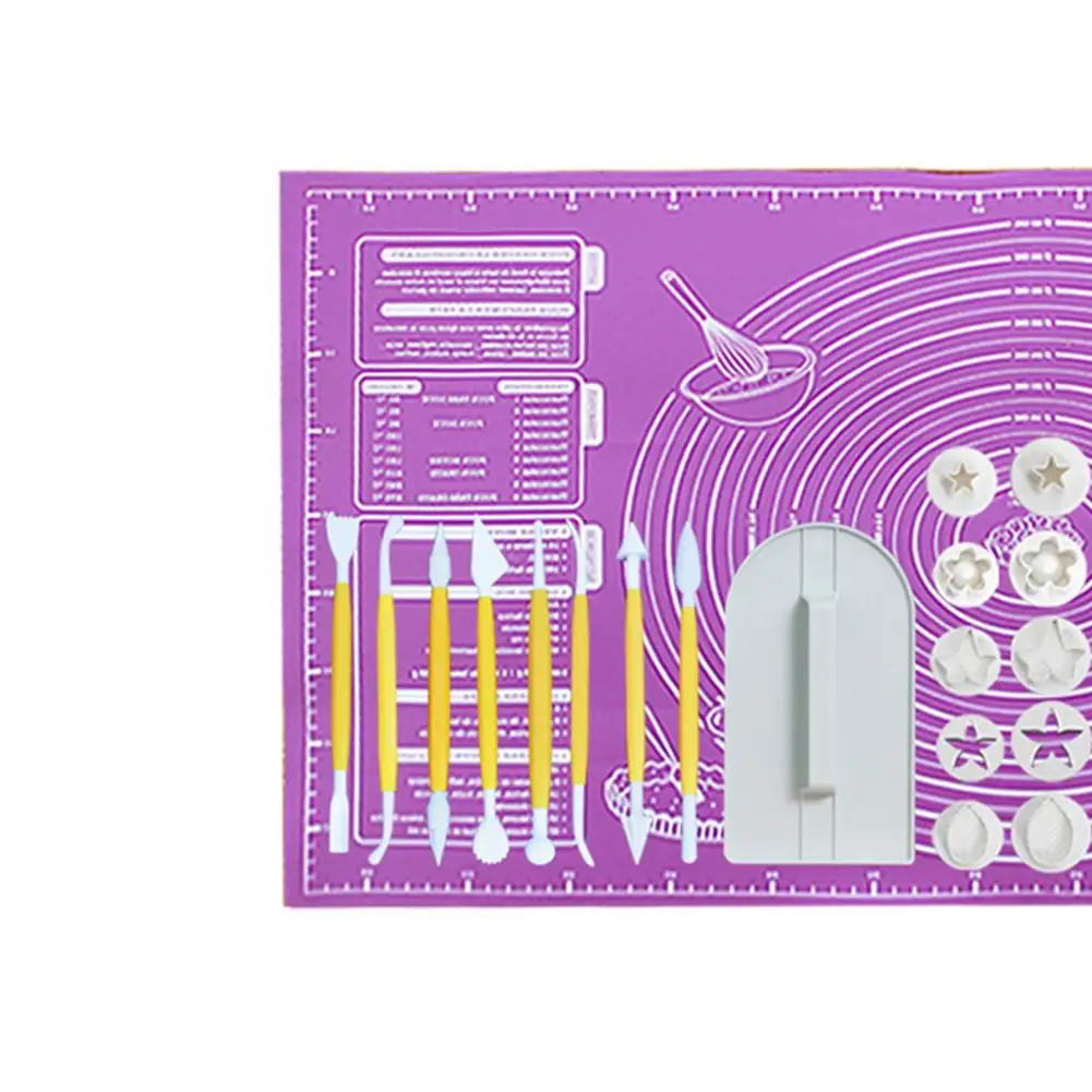 

Baking Mat Soft Exquisite Professional Silicone Kneading Pad for Home