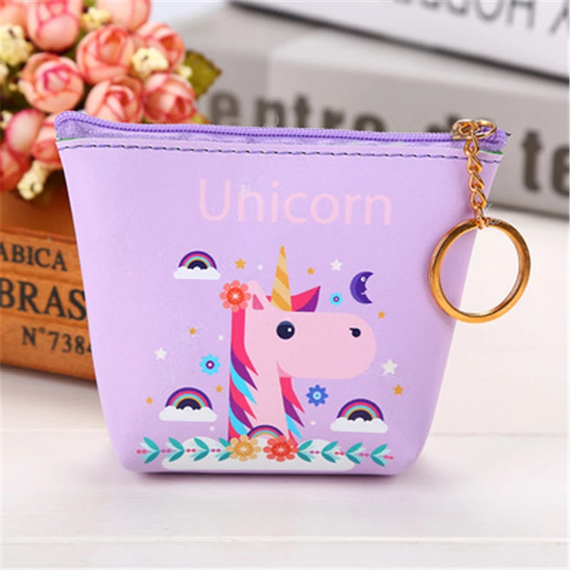Квадратный мини кошелек для младенцев с единорогом|Украшения своими руками