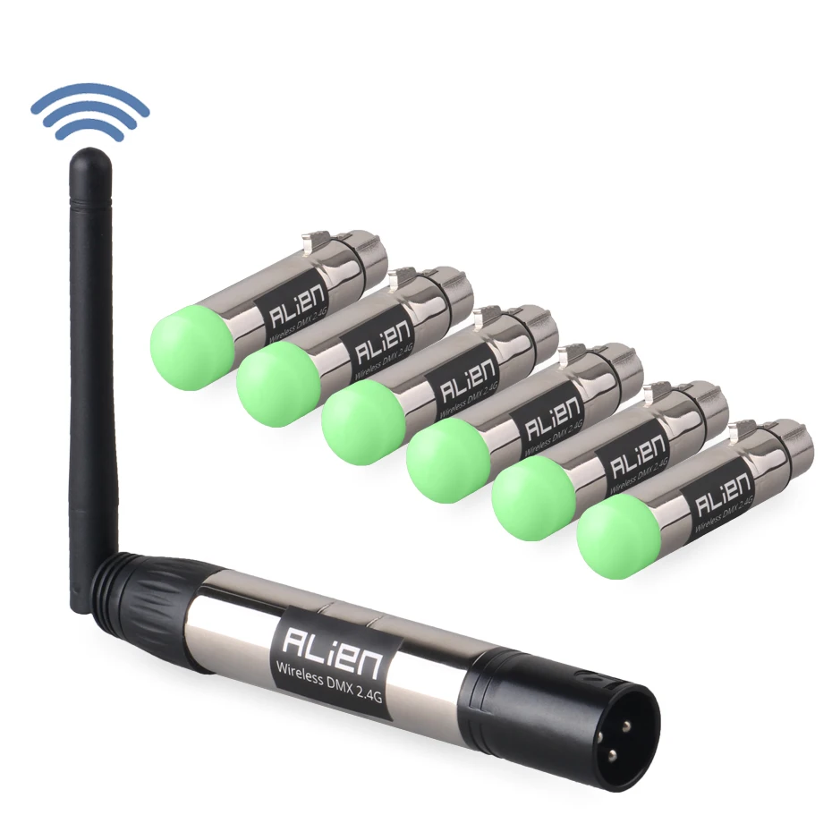 ALIEN DMX 512 Dfi DJ Disco 2 4 ГГц беспроводной приемник передатчика 400 м контроллер для