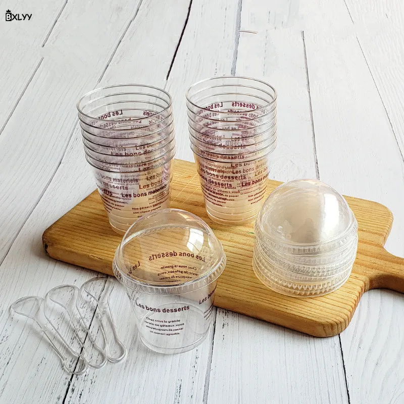 

5pc Disposable Mousse Cup Pastry Tools Tiramisu Baking Plastic Cup Goods for The Kitchen Baking Accessories Cake Tools Cuisine.8