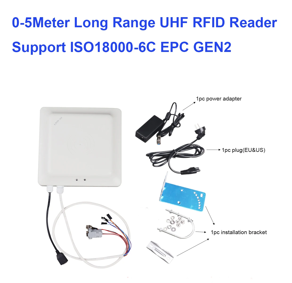 

LJYZN 860-960MHZ Long Range UHF RFID Reader Provide Free SDK and Sample Tags Used for Parking System