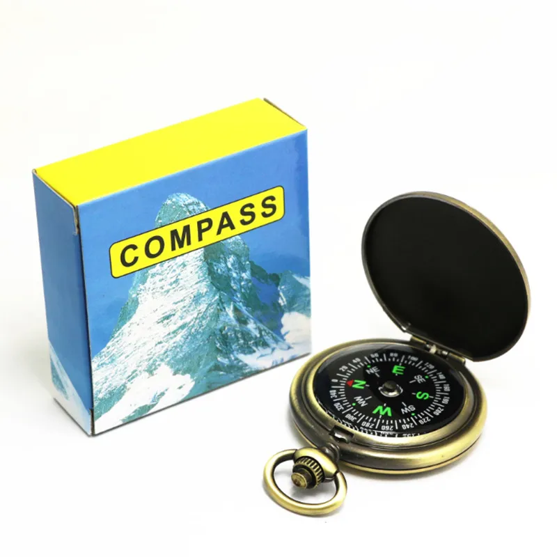 Компас Навигация для активного отдыха Портативный Высокое качество Ретро компас