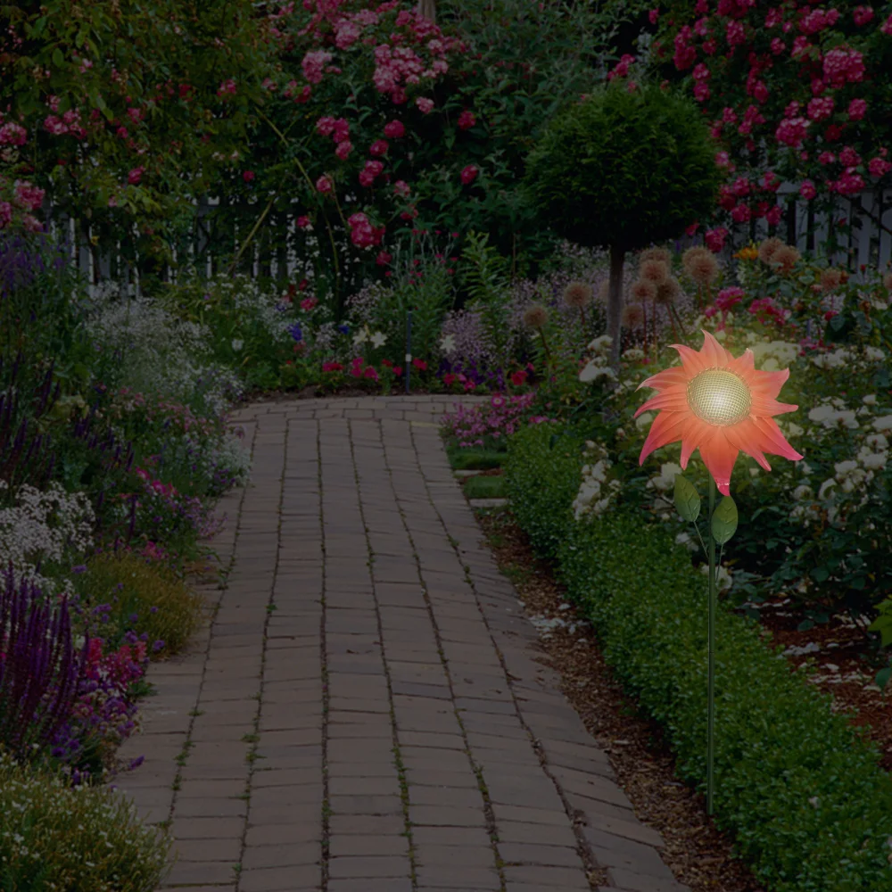 

1Pc Garden Solar Lamp Decorative Ground Lamp Landscaping Light (Random Color)