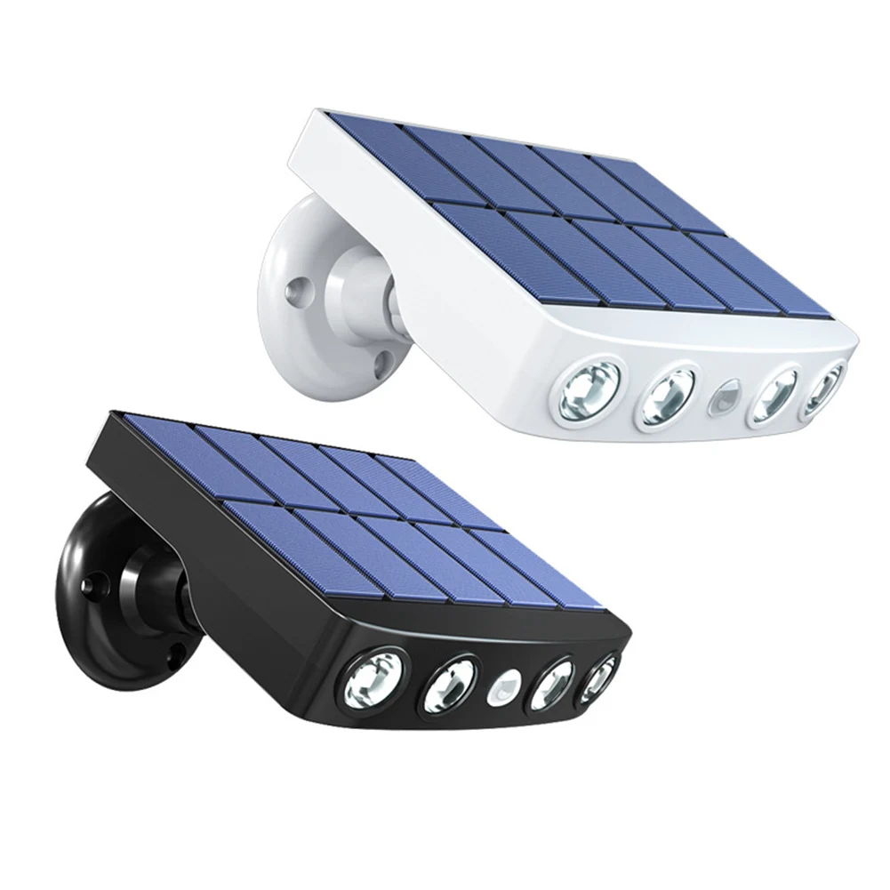 

2pcs LED Solar Wall Light Outdoor IP65 Waterproof Solar Powered Lamps Wall Lamps for Garden Decor 6LED Street Lighting Lamp