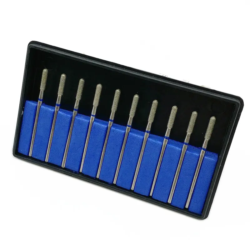 10 шт. Стоматологическая часть гальванизированная алмазная полировальная