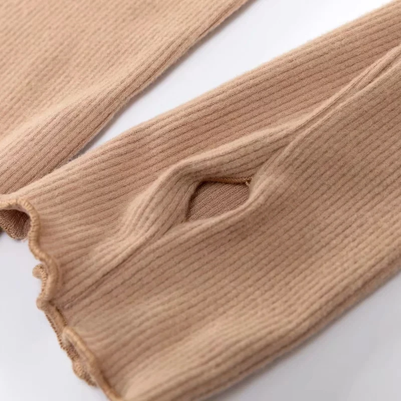 Футболка женская хлопковая эластичная с высоким воротником и длинным рукавом |