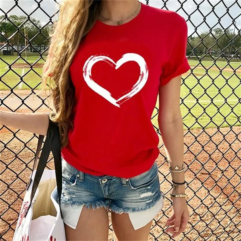 

Women Tshirt Harajuku Shirt Bohemain Print Short Sleeve T-shirt Summer 2021 Graphic Tees Casual Y2k Funny Shirts Tops