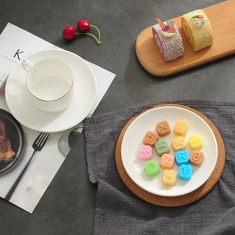 DIY алфавит и цифра 26 буквы силиконовые формы шоколадная форма Рождественская для