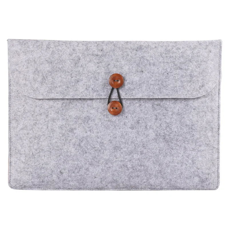 Сумка для ноутбука Мягкая деревянная войлочная сумка чехол Apple Macbook Air Pro retina 11 12 13