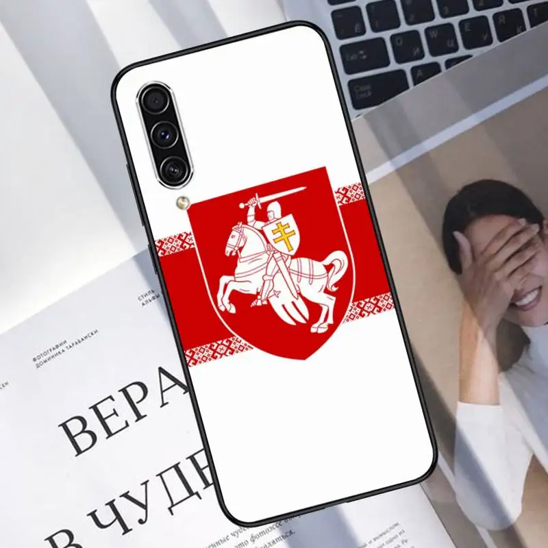

belarus flag Phone Case For Samsung A20 A30 30s A40 A7 2018 J2 J7 prime J4 Plus S5 Note 9 10 Plus