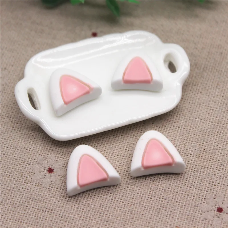 10pcs(5pairs) Cute New Resin Rabbit/Deer/Bear/Sheep/Cat Ears Flatback Cabochon DIY Jewelry/Craft Phone Decoration,