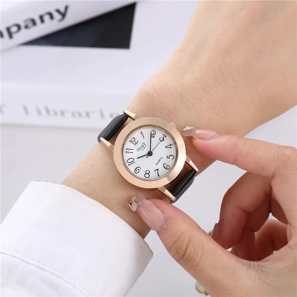 

Новинка 2021, женские часы, простые винтажные маленькие часы с кожаным ремешком, повседневные спортивные часы, наручные часы под платье, женск...