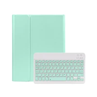 2021 new flat bluetooth keyboard bt3 0 keyboard case shell cover detachable keyboard with pencil slot for ipad air3 10 5