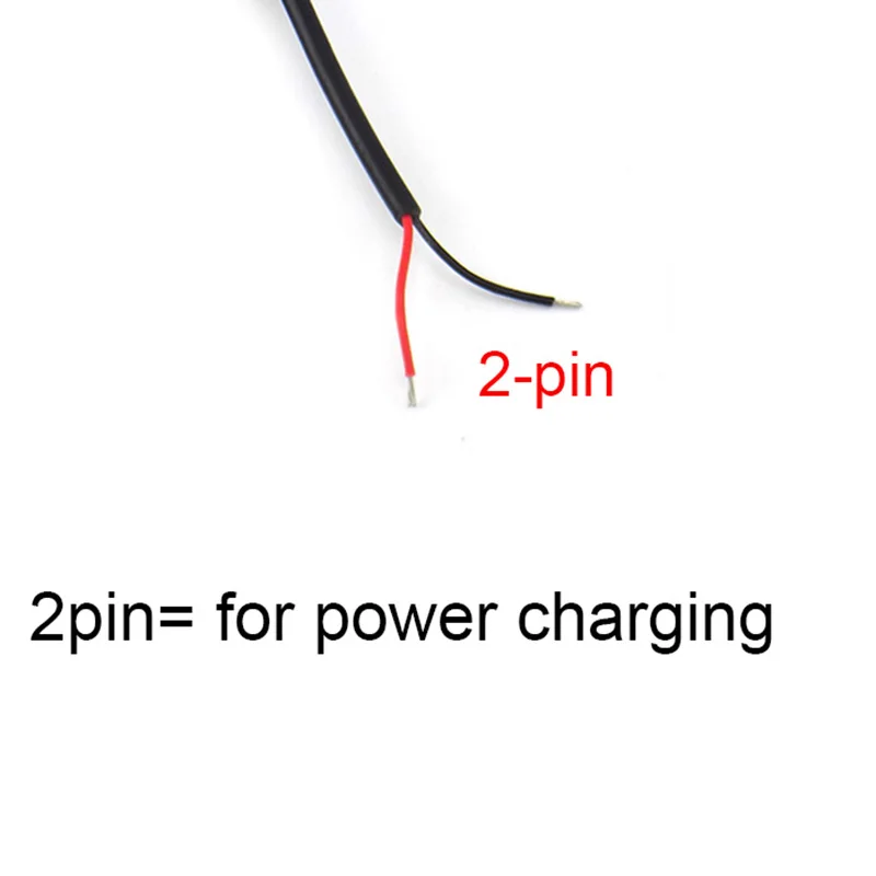 

0.3m/1m/2m Micro USB 2.0 Female Jack 2 Pin 2 Wire Power Charge Cord Extension Connector DIY 5V USB Fans Extend Cable U26