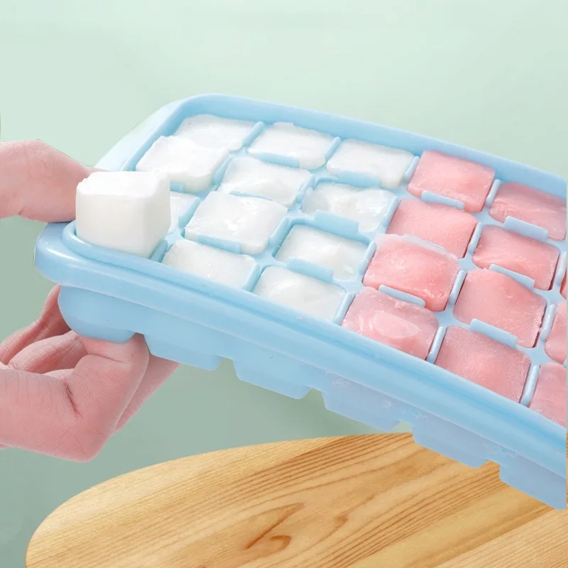 

Silicone Ice Mold 24/36 Grids with Lid Household Chocolate Cube Maker Whicky Ice Tray Kitchen Food Grade Mould Tools Gadgets