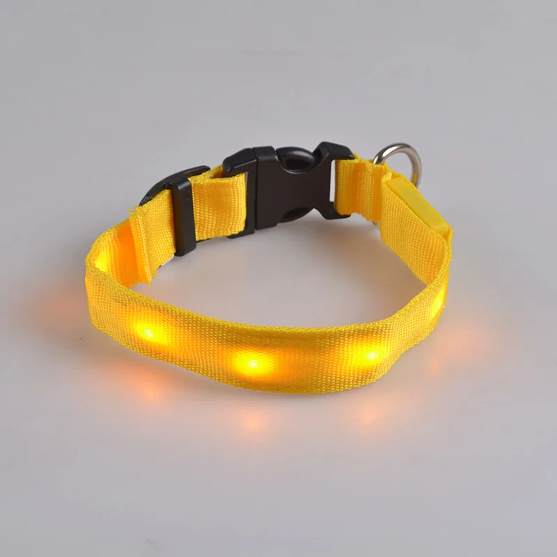 Бесплатная доставка товары для домашних животных ошейник с лампочками больших и