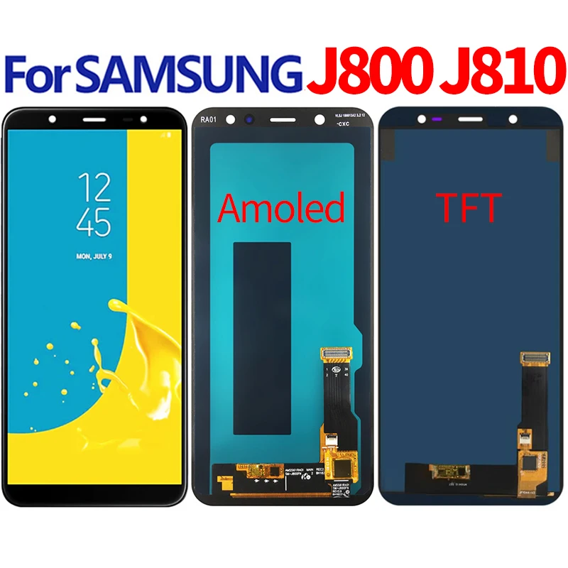 

6.0" For samsung Galaxy J8 2018 J810 Lcd J810F J810Y J810FN SM-J810F LCD Display Touch Screen Digitizer Assembly J800 J800F Lcd