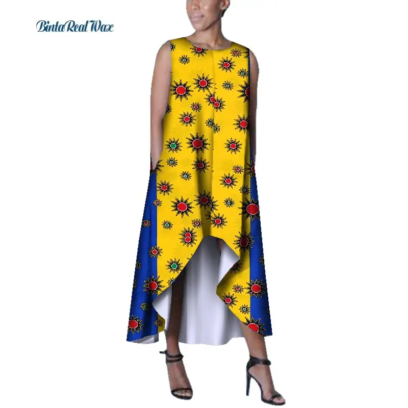 Новое поступление Африканский Воск Принт платья для женщин в африканском стиле