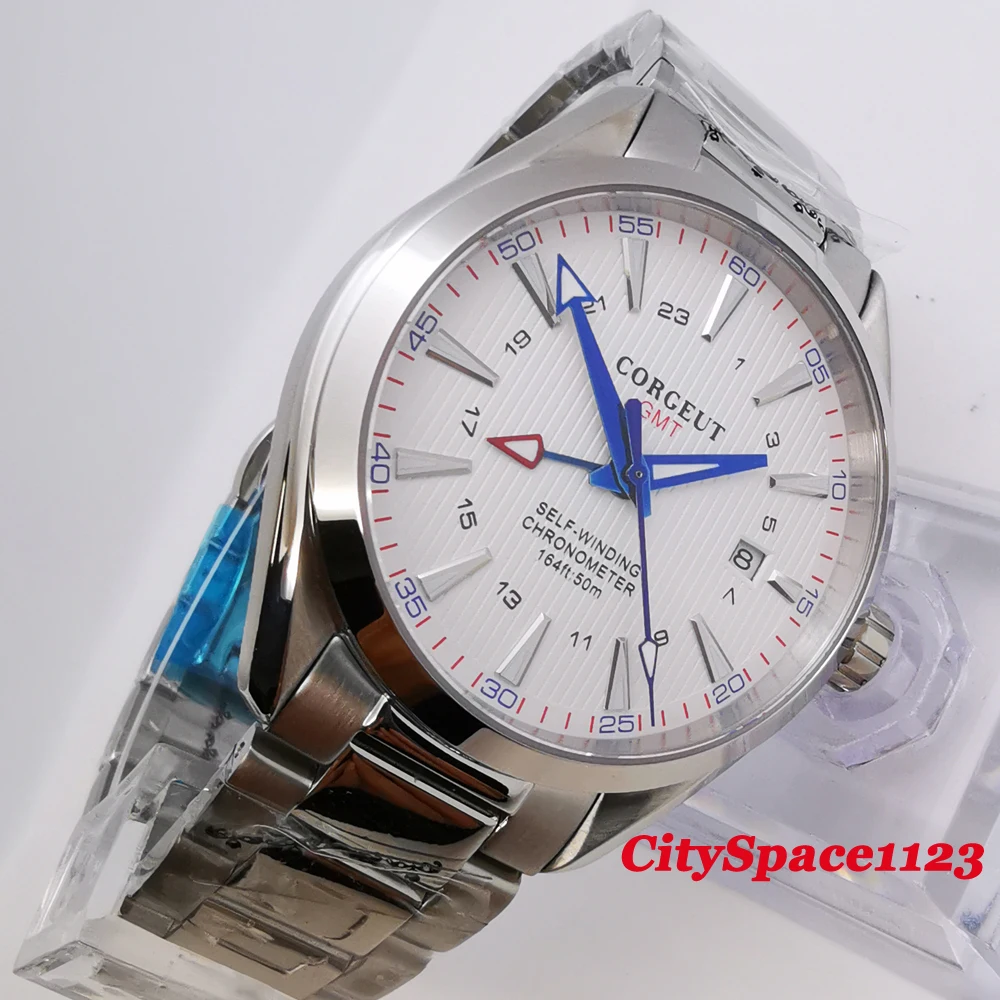 Мужские механические часы из нержавеющей стали с автоматическим движением 41 мм |