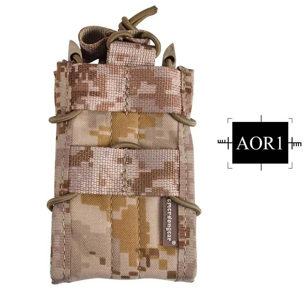 EMRSONGEAR 12 шт. один винтовочный подсумок для M4 M14 AK G3 Военная армейская охотничья утилита Мультикам Molle подсумок EM6345