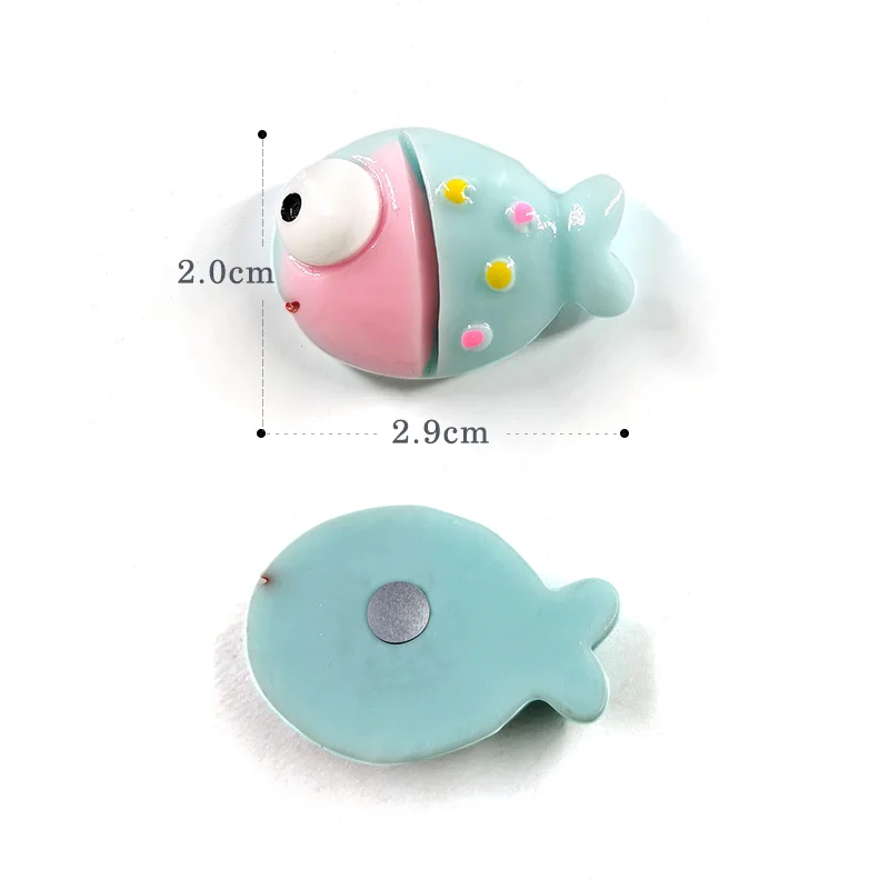 10pcs Sea Fish Ocean Resin fridge Magnets Cartoon Souvenir Refrigerators Magnetic Message Sticker Home Decor Kitchen Accessories | Дом и сад